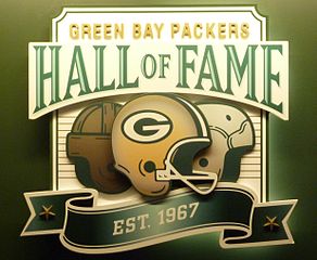 Sign at Green Bay Packers Hall of fame