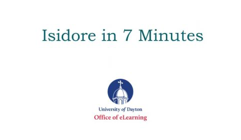 Isidore in 7 Minutes